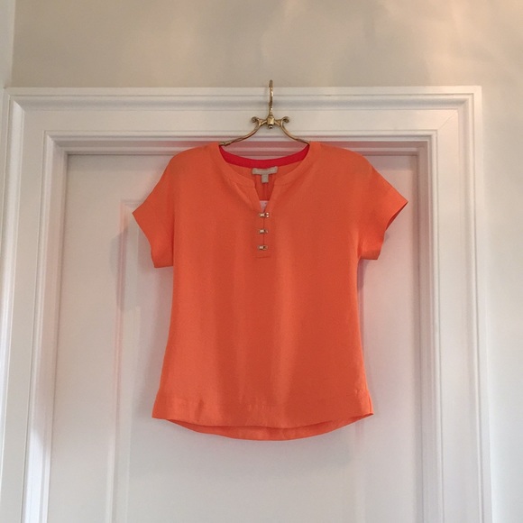 Banana Republic Tops - Banana Republic Petite XS Tangerine Blouse